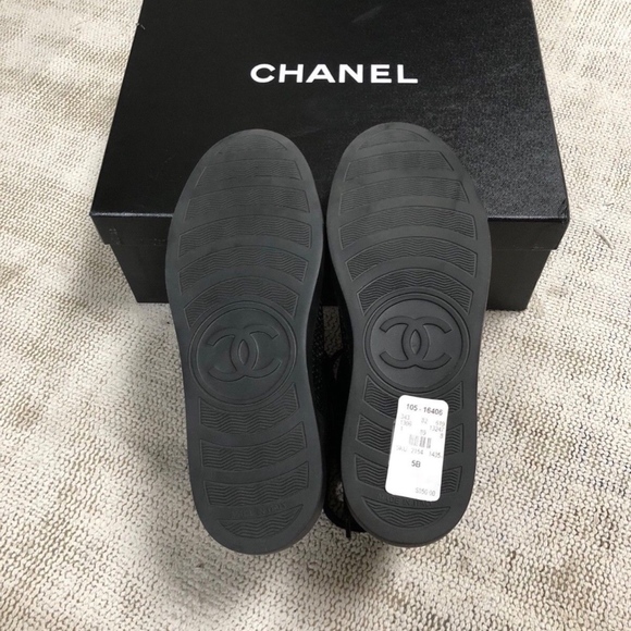 CHANEL mesh high top sneaker NEW - Picture 7 of 7